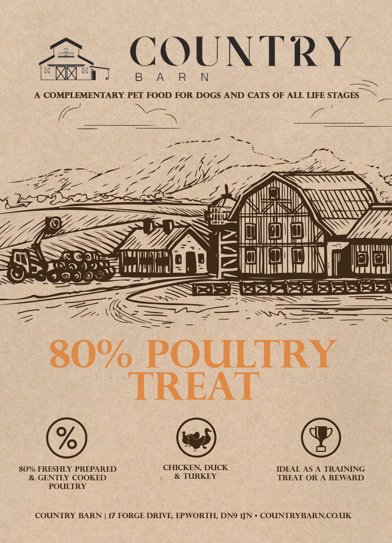Chicken, Duck & Turkey Country Barn