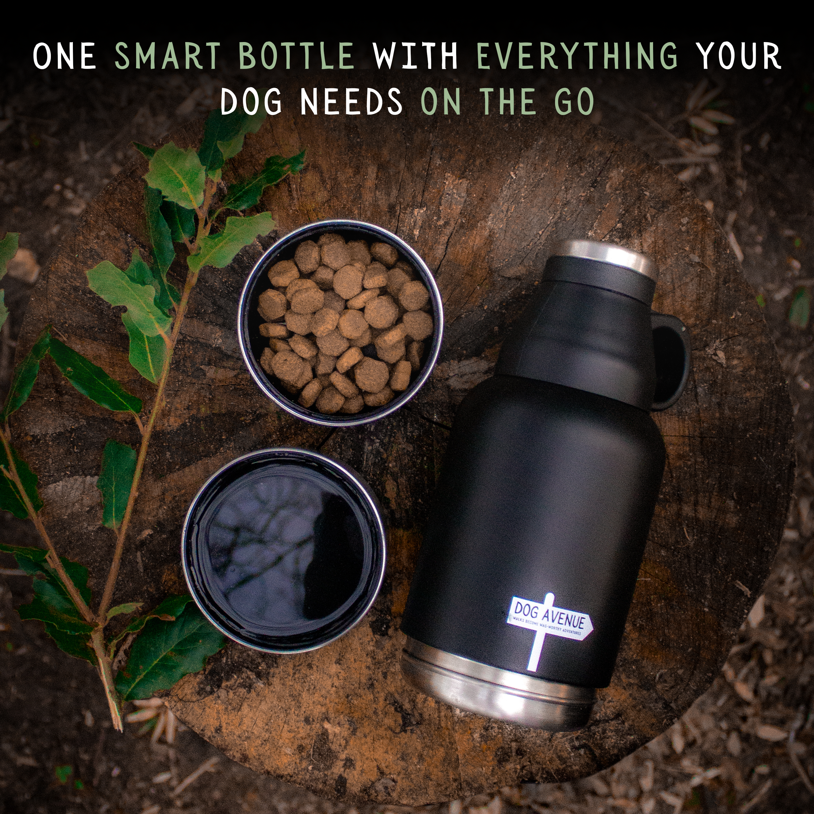 3-in-1 Outdoor Dog Water Bottle