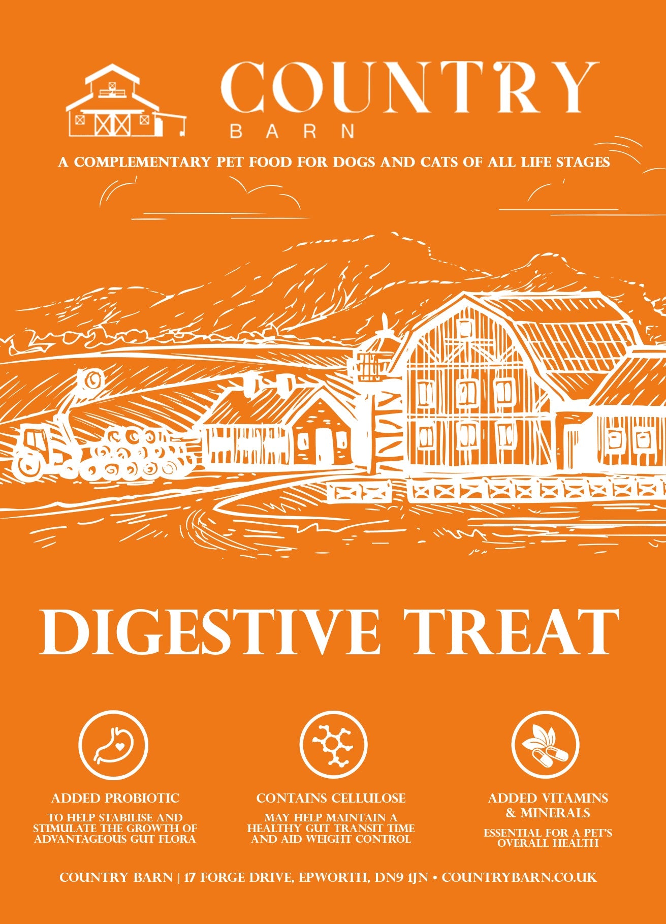 Digestive Duck Dog Treats Country Barn